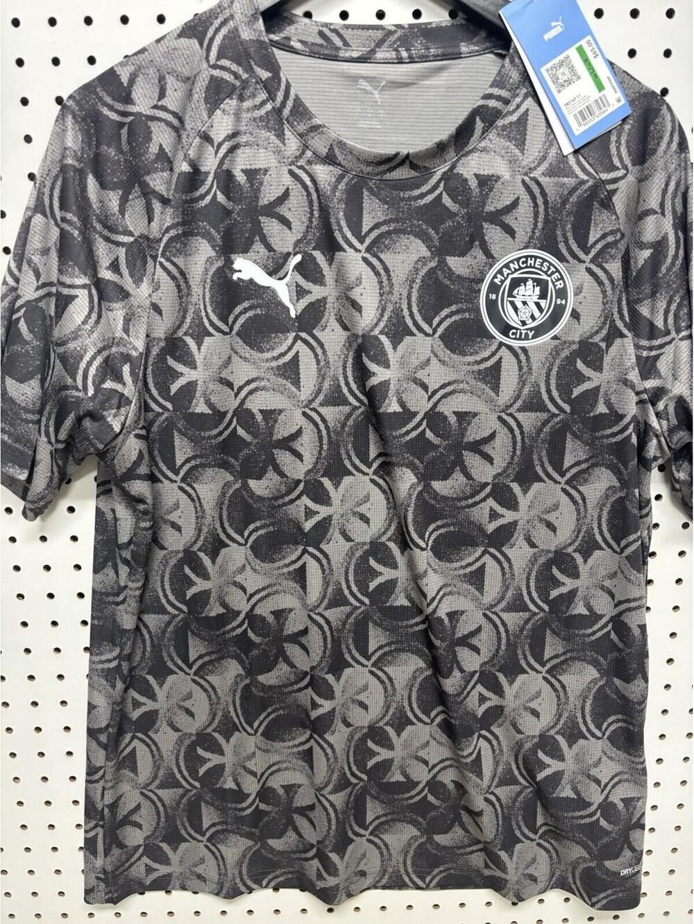 Puma Manchester City Warm Up Jersey Size Men's L NWT!